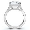 Pompeii3 Certified 9.20Ct Emerald Cut Sam Diamond Engagement Ring 14k Gold/Pt Lab Created - 2 of 4