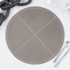 Saro Lifestyle Faux Leather Luxe Placemat (Set of 4) - 4 of 4
