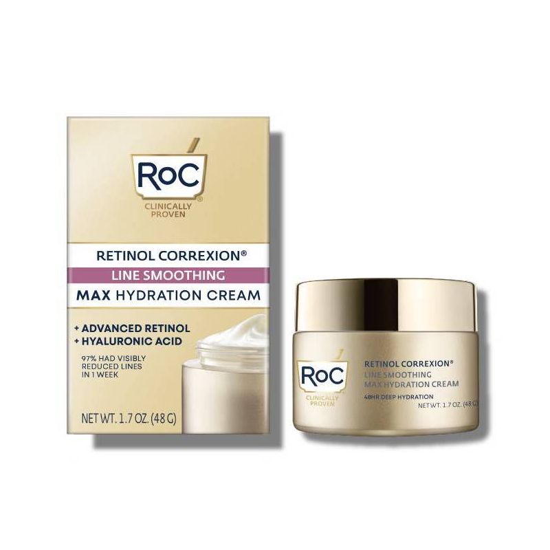 RoC Retinol Correxion Anti-Aging Retinol Moisturizer with Hydrating Hyaluronic Acid - 1.7oz, 3 of 10