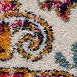 aqua, blue, burgundy, burnt orange, off white, red, mustard