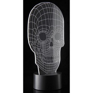 Link 3D Skull Lighting Laser Cut Precision Multi Colored LED Night Light Lamp - Great For Bedrooms, Dorms, Dens, Offices and More! - 1 of 4