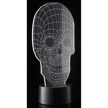 Link 3D Skull Lighting Laser Cut Precision Multi Colored LED Night Light Lamp - Great For Bedrooms, Dorms, Dens, Offices and More!