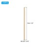 Unique Bargains Unfinished Round DIY Crafts Home Decor Wood Sticks 100 Pcs - 2 of 4