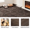 Yaheetech Fir Wood Flooring Tiles, Interlocking Wood Tiles Indoor & Outdoor For Patio Garden Deck Poolside Balcony, Easy Flooring 12" x 12" (27 x Fir Wood Tiles) - 4 of 4