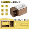 GDFStudio Nibley Wall-Mounted Bathroom Vanity with Ceramic Sink - 4 of 4