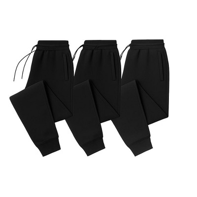 Mens 3 Pack Ultra Soft Dual Pocket Joggers