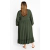 Women's Plus Size Alena Maxi Dress - khaki | CITY CHIC - 2 of 4