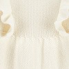 Carter's Just One You® Baby Girls' Ruffle Sweater Bubble Romper - Cream - 3 of 3