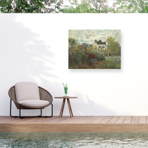 "s Garden In Argenteuil" Outdoor Canvas - 1 of 4