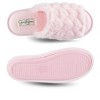 Jessica Simpson Womens Fuzzy Open Toe Slide Slipper - 4 of 4