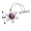 Alcorn Primary Logo Metal Snowflake Christmas Tree Holiday Ornament - 3 of 3