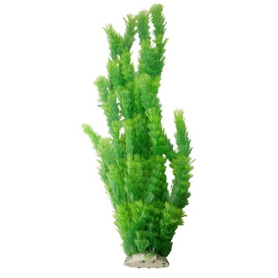 Unique Bargains Fish Tank Emulational Plant Decor Green 21.6" 1 Pc