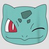 Women's Pokemon Bulbasaur Wink Face Racerback Tank Top - 2 of 4