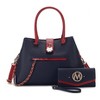 MKF Collection Edith Vegan Leather Women’s Tote Bag with Wallet by Mia K - 2 of 4