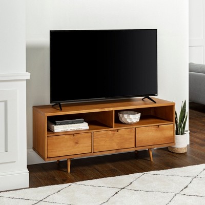 NicBex TV Stand for 65 Inch TV with 3 Drawers,TV Entertanment Center with 2 Open Storage Shelves,Modern TV Console Table for Living Room