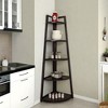 UbMelt 70 Inch Book Shelf Modern 5-Tier Display Corner Bookcase Storage Organzier for Living Room,Bedroom,Office - 4 of 4