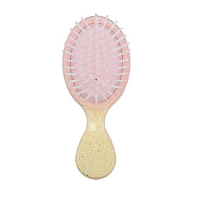 Wet Brush Mini Detangler Hair Brush For Less Pain, Effort and Breakage -  Solid Sky Blue