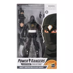 Power Rangers Lightning Collection Monsters Mighty Morphin Ninja Black Ranger (Target Exclusive)