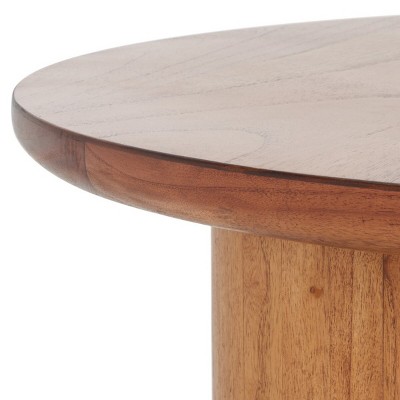 Mork 3 Leg Round Coffee Table - Natural - Safavieh
