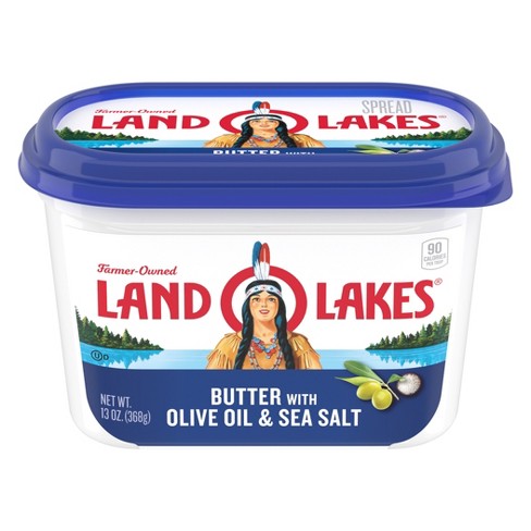 Land O Lakes Butter With Olive Oil Sea Salt 13oz Target