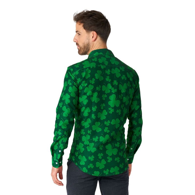 Suitmeister Men's Party Shirt - St. Pats Green, 2 of 4