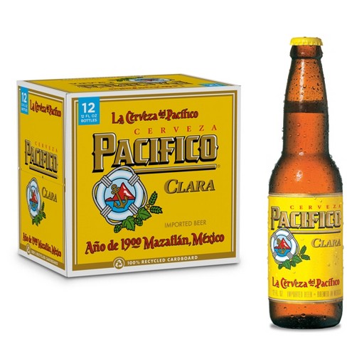 Pacifico Clara Lager Beer - 12pk/12 Fl Oz Bottles : Target