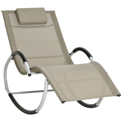 Foldable zero gravity best sale patio rocking lounge chair