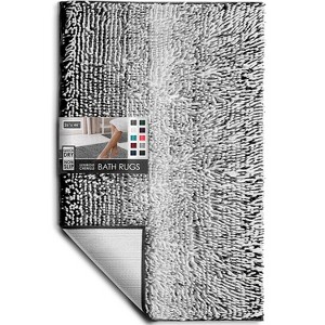 Hearth & Harbor Bathroom Rugs, Machine Washable Chenille Bath Mat for Bathroom - 1 of 4