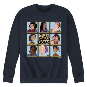 Men's - Disney - Teen Squad Goals Graphic Fleece Sweatshirt - 1 of 4