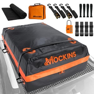 Mockins 30 Cubic Ft Roof Bag Cargo Carrier - 60"x43"x20"-Orange - 1 of 4