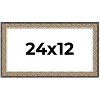 PosterPalooza | Panoramic Ornate Silver Picture Frame - UV Acrylic, Foam Board Backing, Hanging Hardware - 2 of 4