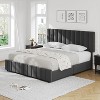 Bed Frame with 4 Storage Drawers, Adjustable Height Headboard, No Box Spring Needed - 3 of 4