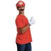 Disguise Mens Super Mario Bros Classic Mario Elevated Accessory Kit Costume - Size One Size Fits Most - Red - 2 of 3