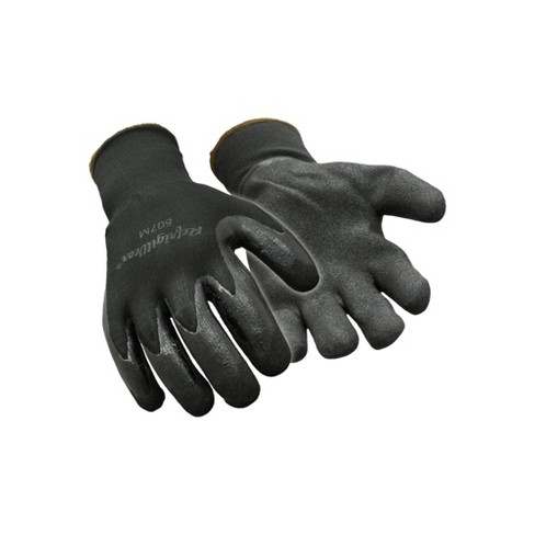 Refrigiwear Warm Dual Layer Thermal Ergo Grip Work Gloves With Textured  Rubber Nitrile Coated Palm : Target