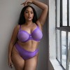 Curvy Couture Women's Sheer Mesh High Cut Thong - 4 of 4