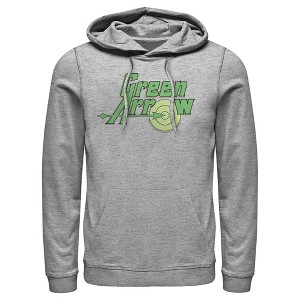 Men's Justice League Classic Arrow Logo Pull Over Hoodie - 1 of 3