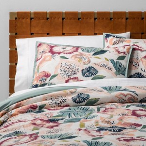 Twin/Twin XL Printed Comforter Set Floral - Opalhouse