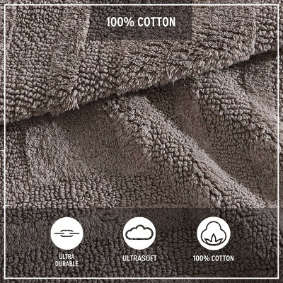 Logan 22" x 60" Brown Cotton Tufted Bath Runner