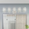 Livex Lighting Grammercy 5 - Light Vanity in  Brushed Nickel - 3 of 4