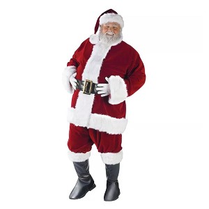 Santa Suit Ultra Plus Size Costume - 1 of 4