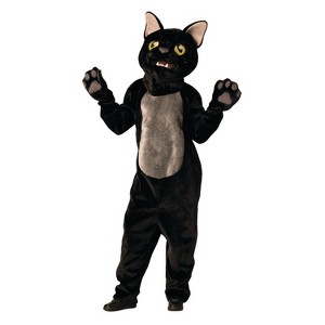 Imposta Costumes Adult Black Cat Costume with Mask Head and Paws Costume Kit Black One Size - 1 of 1