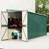 vidaXL Garden Shed Green Galvanized steel and metal Large Garden Shed - 2 of 4