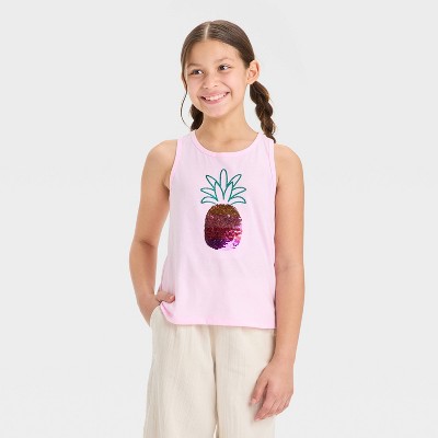 Girls' Flip Sequin Tank Top - Cat & Jack™