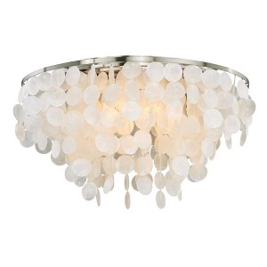 Vaxcel Elsa 5 - Light Flush Mount in  Satin Nickel - 1 of 4