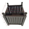 Grungis Wooden Planters Bed for Outdoor Plants,Square Flower Planter Box and Herb Pot for Garden Porch and Patio - 2 of 4