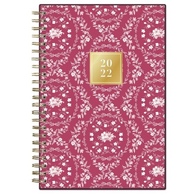 2022 Planner 5" x 8" Weekly/Monthly Wirebound Printed Poly Laurel - Rachel Parcell by Blue Sky