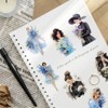 Wrapables Floral Fashion Women PET Scrapbooking Stickers for Junk Journals, Stationery, Water Bottles, Phones, Laptops (40pcs), Tulips and Lilies - 3 of 4