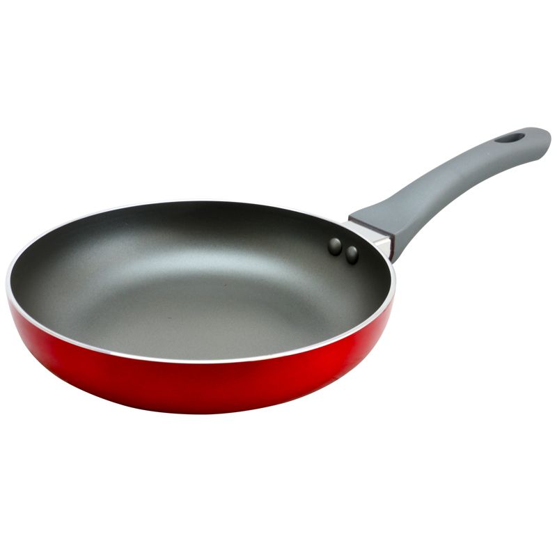 Oster Herscher 8 Inch Aluminum Frying Pan in Red, 1 of 7
