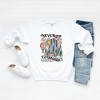 Simply Sage Market Women's Graphic Sweatshirt Never Stop Exploring - L - White - 3 of 3