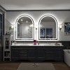 Apmir Super Bright 192 LEDs/m LED Lighted Anti-Fog Tempered Glass Arched Bathroom/Vanity Mirror with ETL & 3-Year Warranty - 2 of 4